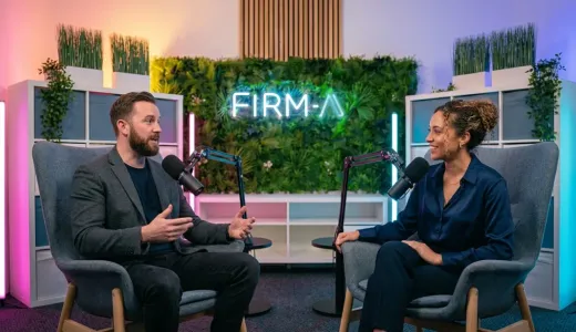 Interview filmée sur le plateau Firm-A