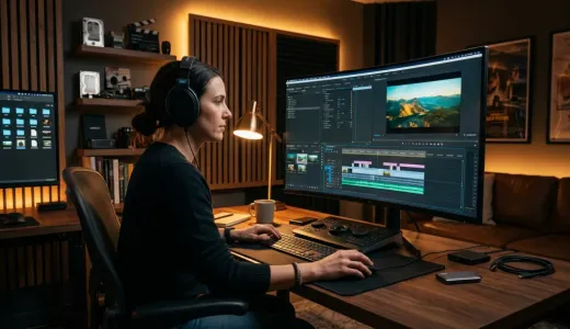 Montage et découpe en post-production