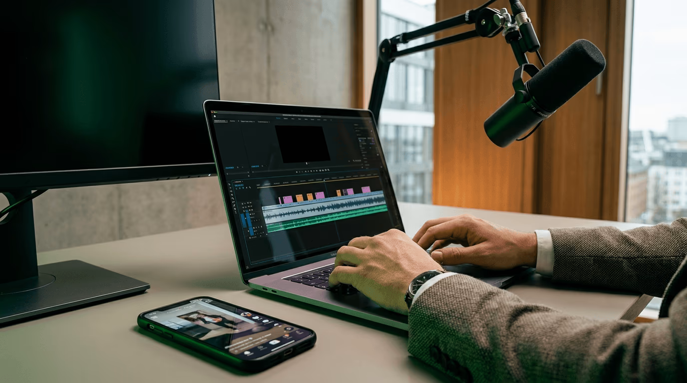 Transformer un podcast en clips : la méthode Content Factory de Firm-A