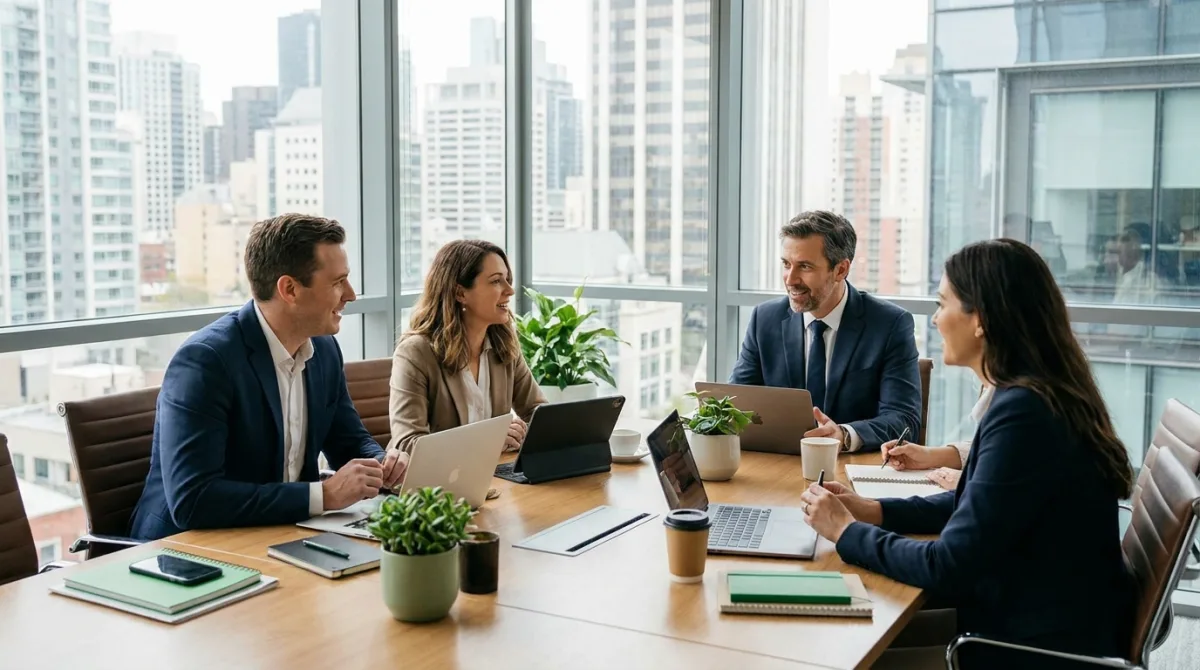 Réunion d'équipe dirigeante