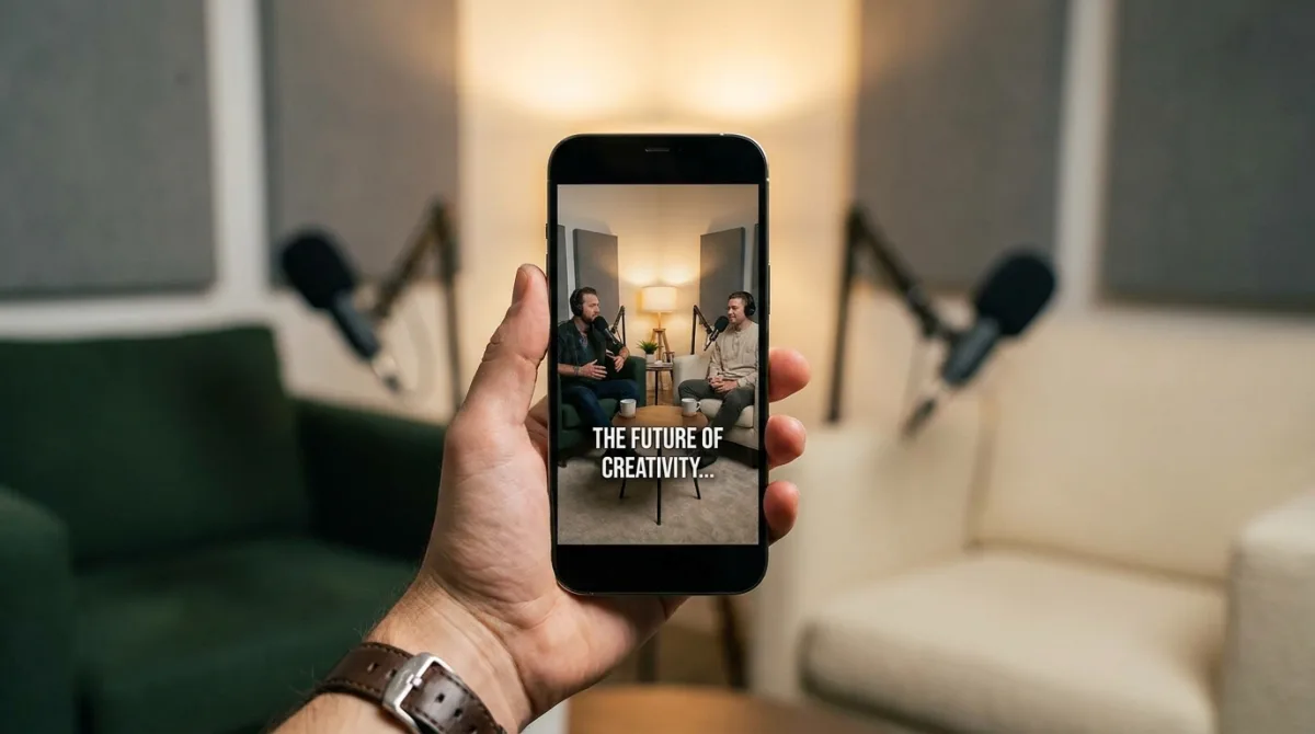Capsule courte de podcast pour les réseaux sociaux