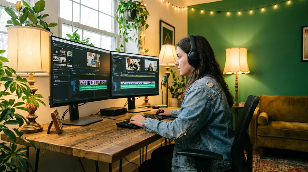 Montage et post-production de podcast vidéo