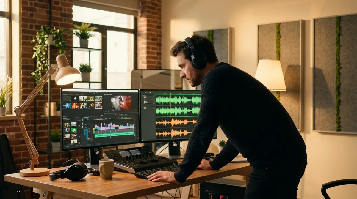 Montage et post-production de podcast vidéo
