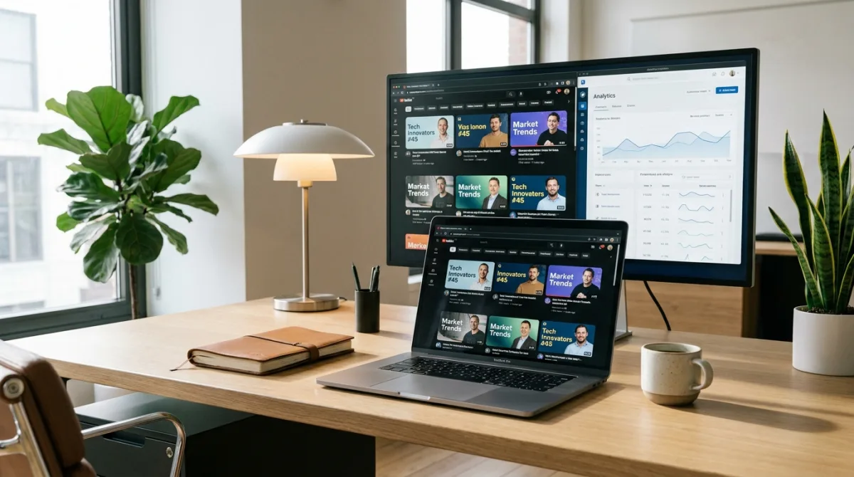 Diffusion multi-plateformes d'un podcast vidéo
